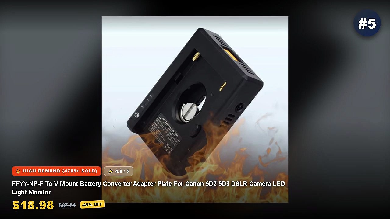 Top 5 Best Top 5 Camera Mount Converters For Battery Plates (Must Have ...