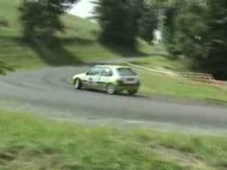 rallye ain jura 2008 équipage jacquet alex et antho