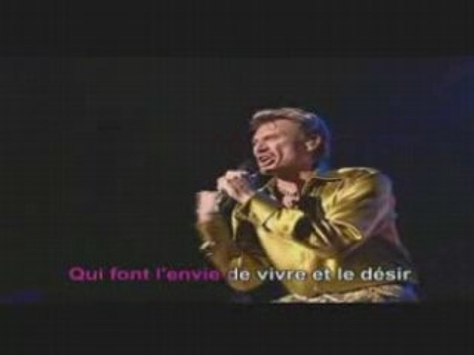 Karaoke - Johnny Halliday - L'envie (avec sa voix)