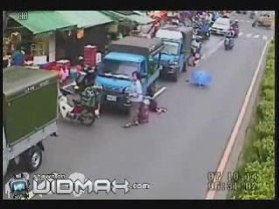 Accident tout le monde s'en foue en chine