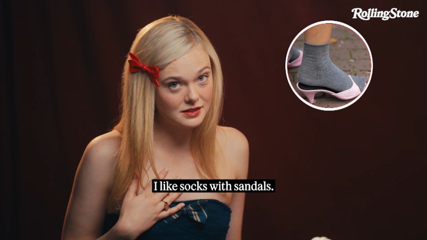 Elle Fanning Says Socks With Sandals and Flip-Flops At the Airport Are Okay