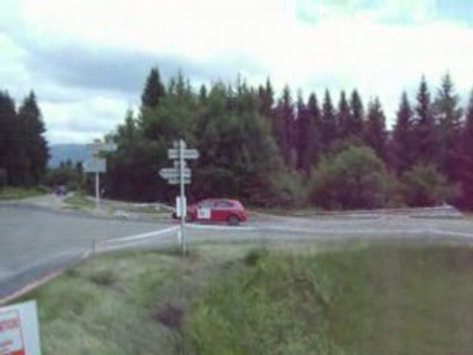 les voiture du bébut du rallye ain jura 2008