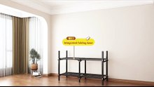 Foldable Clothes Hanger with Cover – Portable Wardrobe