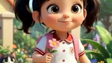 Mèo con đi học cùng bé Na