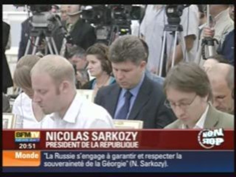 Nicolas Sarkozy en russi rencontre Dmitri Medvedev