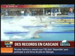 JO des records du monde en cascade