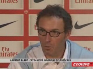 Blanc "Le PSG a volé sa victoire" Bordeaux 0-1 PSG Foot L1