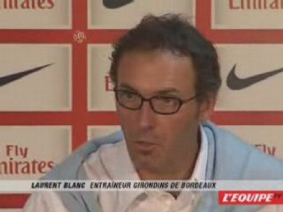 Blanc "Le PSG a volé sa victoire" Bordeaux 0-1 PSG Foot L1