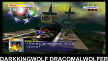 STARFOX 64 VOCES & TEXTO ESPAÑOL. GAMEPLAY #3. RUTA DIFECIL. (DARKKINGWOLF DRACOMALWOLFER)