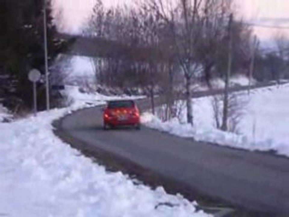 Patrice rouit-philippe gidel rallye neige hautes alpes 2008