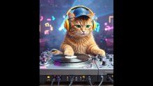 Cat_DJing_vinyl_record