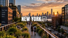 New York City Night Walk | 4K HDR Relaxing Ambience