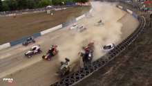 Ofac 2026 Faleyras Final Sprint Girl Start Huge Crash Rolls Pile Up