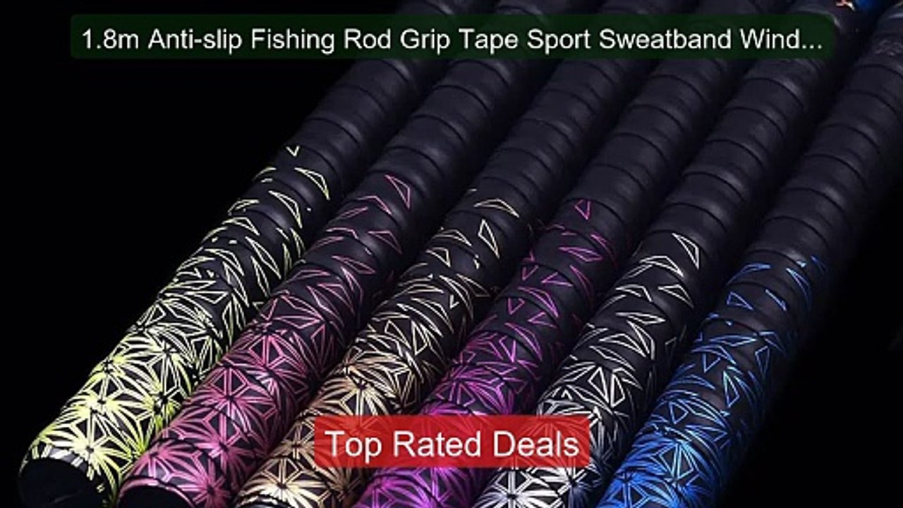 1.8m Anti-slip Fishing Rod Grip Tape Sport Sweatband Windings ...