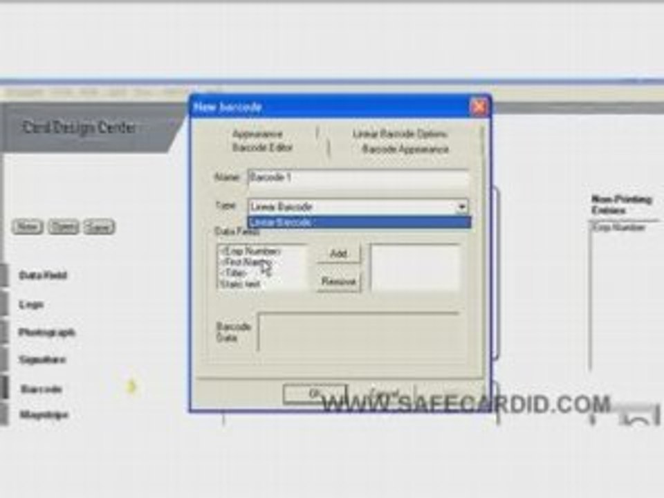 Asure Software Training- Adding a Bar Code to Card Designs