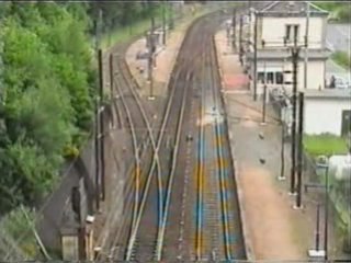 Passage de trains en mai 2008 à Lutzelbourg