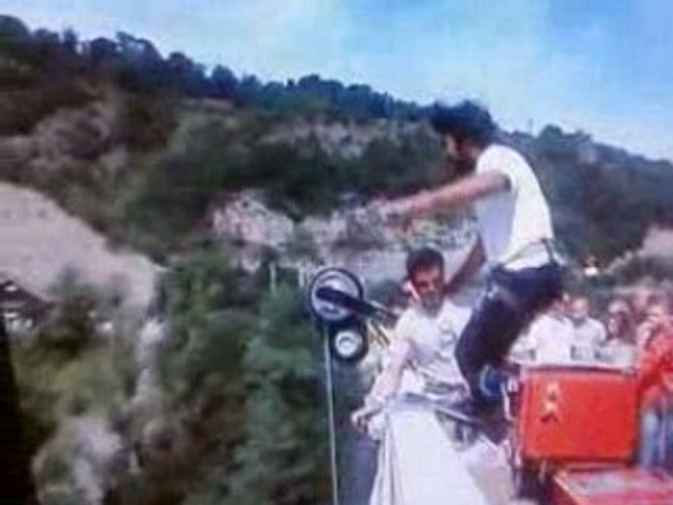 Saut a l'elastique Adlane le 16/08/2008 au pont de ponsonnas