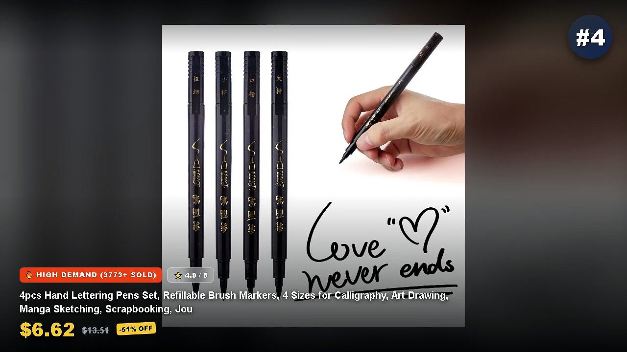 Amazing Top 5 Refillable Brush Markers For Hand Lettering You Need To ...