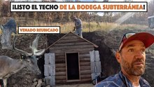 #896 - Techo de la bodega listo: pasé los venados del corral grande al chico para reproducirse!