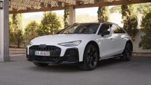 Audi A6 allroad e-hybrid in Glacier white Driving Video