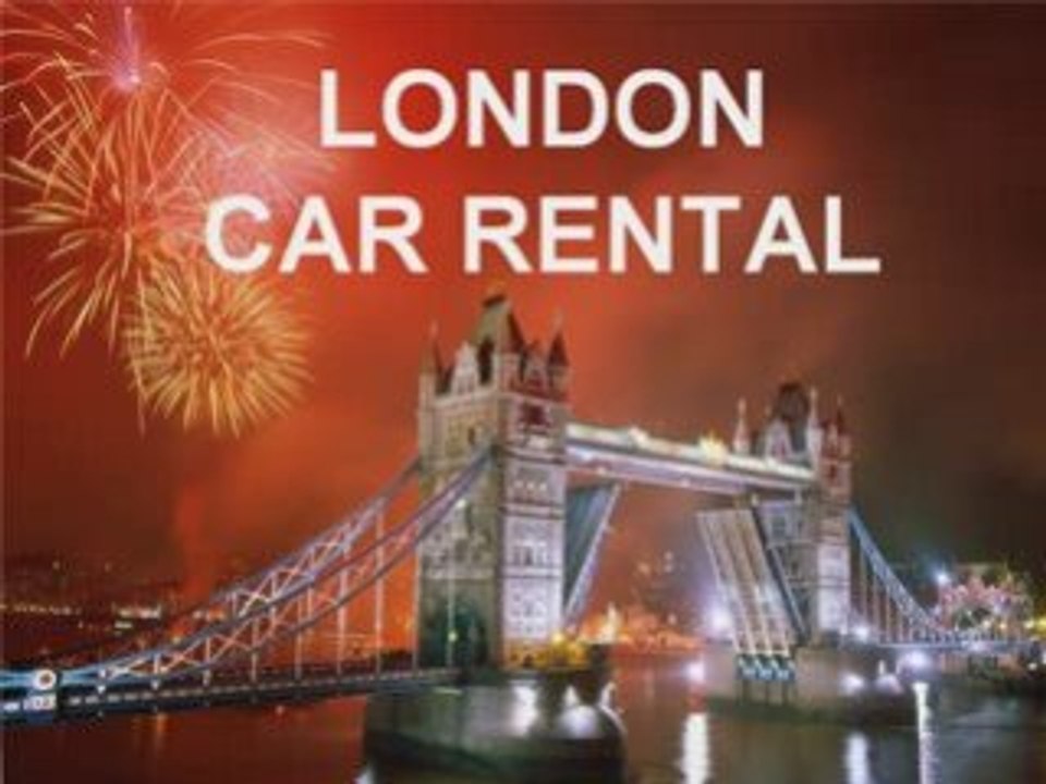 London Gatwick Car Rental Hire RentaCar LGW Limousine Limo video