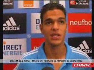 Ben Arfa "Ici, je vais me régaler" OM 4 - 0 Auxerre Foot L1