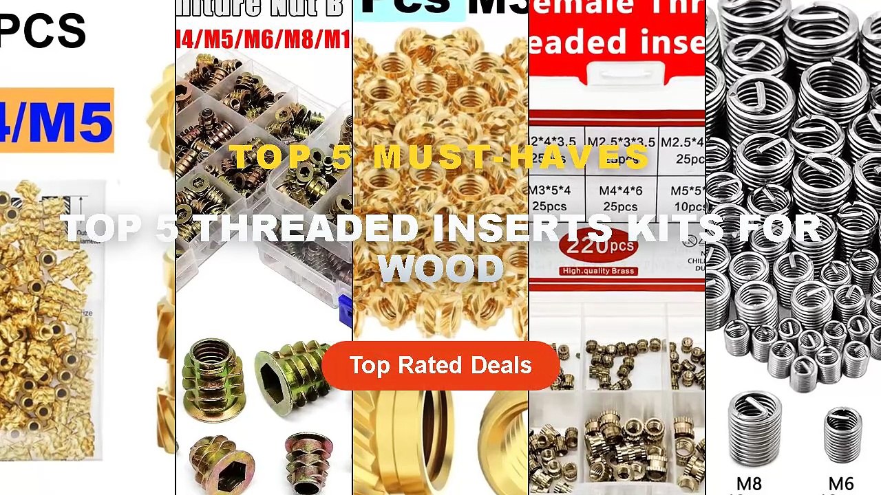 Don't Buy Top 5 Threaded Inserts Kits For Wood Before Watching This ...