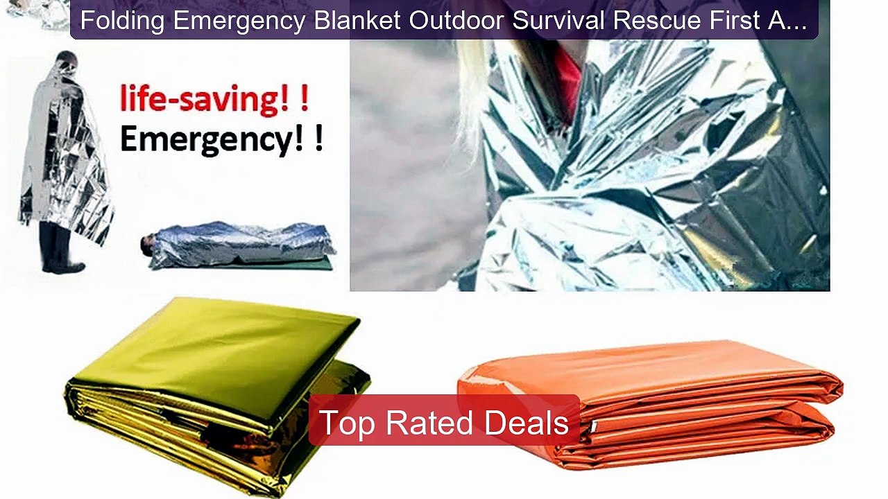 Folding Emergency Blanket Outdoor Survival Rescue First Aid Fo... -- Hot Deal 2026 | Limited Offer!
