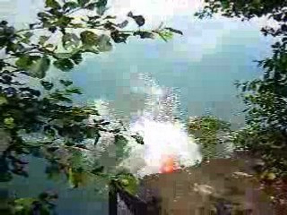 Freeride dans l'eau.