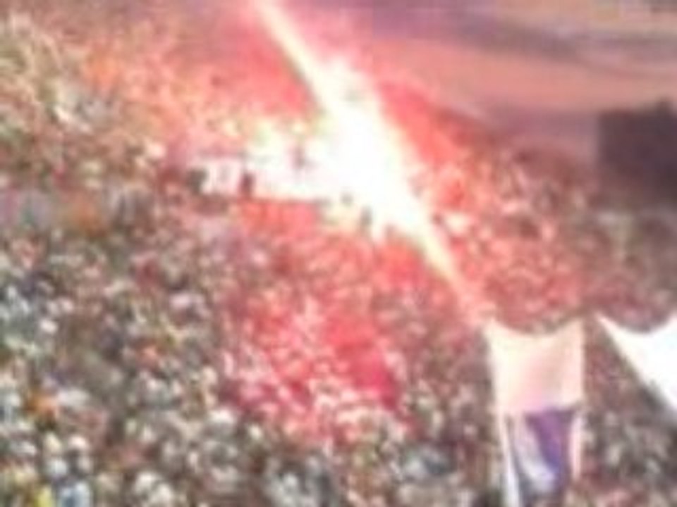 Entree des joueurs OM - AUXERRE Vandek