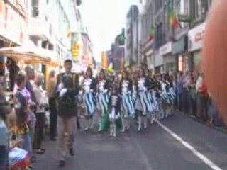 la fanfare de moulbaix et ses majorettes(belgique)