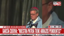 Peregrinación a Luján: García Cuerva volvió a criticar duramente al Gobierno