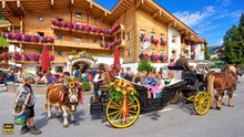 Gerlos Almabtrieb in Austria: Traditional Alpine Cattle Drive with Bells, Flowers, Music and Tyrolean Culture 4K
