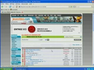 Moderation on the jeuxvideo.com site