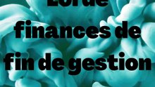 Loi de finances de fin de gestion