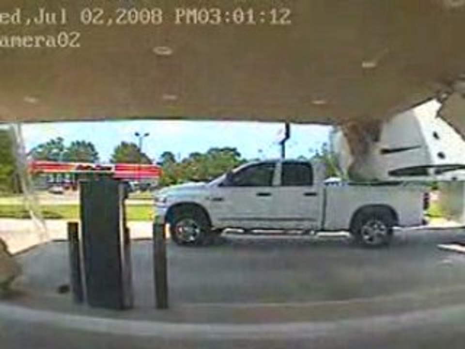 Drive Through ATM Accident