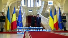Турецкий зерновоз затонул в Чёрном море после удара дрона. Владимир Зеленский обвиняет Россию