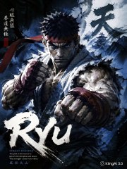 Ryu do Street Fighter criado em alta definição com Inteligência Artificial