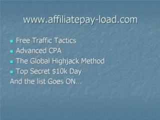 Affiliate Payload