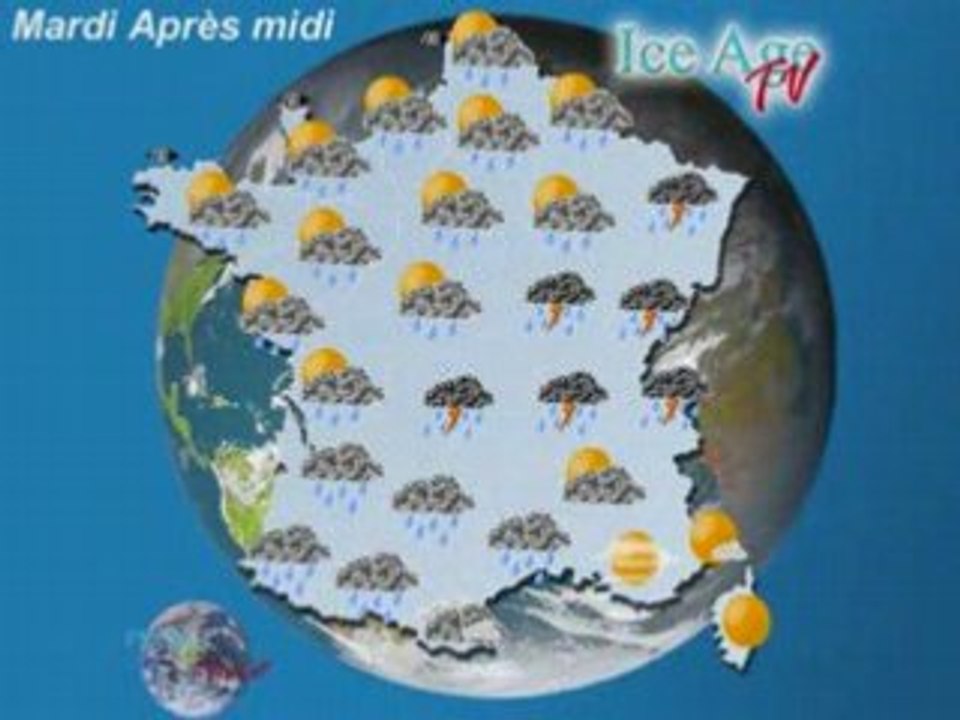 Meteo du Mardi 19 Aout 2008