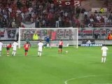 Guingamp-Reims  : penalty manqué par Savianud