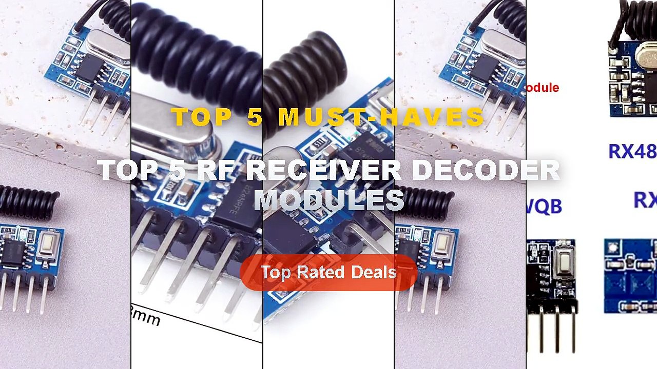 Ultimate Guide to the Best Top 5 RF Receiver Decoder Modules - QIACHIP ...