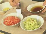 Tartare tomate, concombre, feta