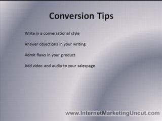 Internet Marketing Uncut Salespage Secrets