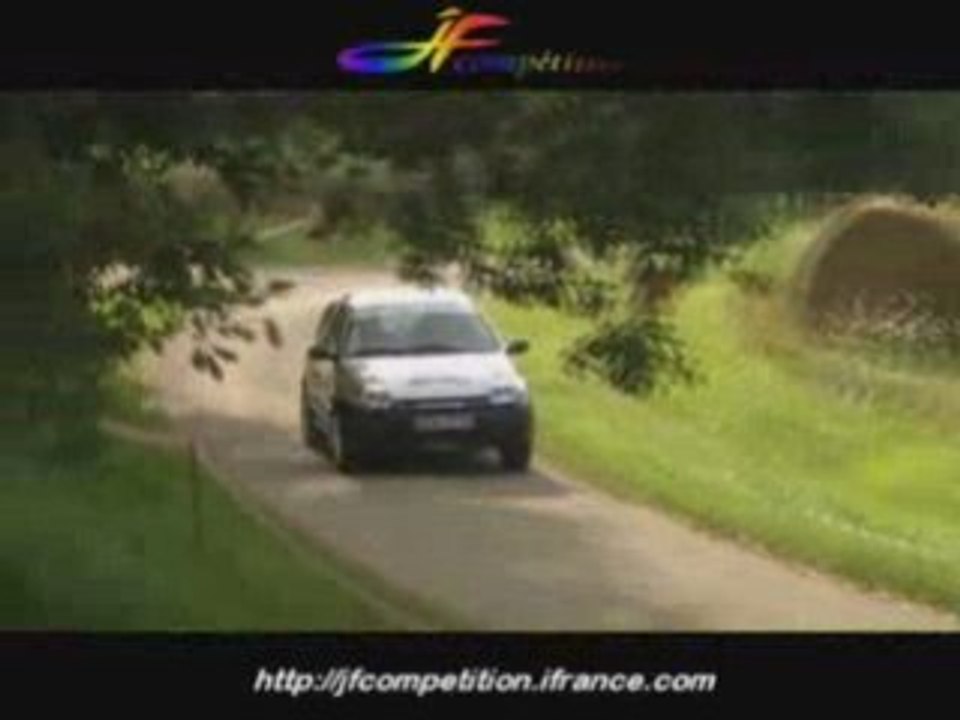 rallye de la tomate 2008(sortie de route clio rs)