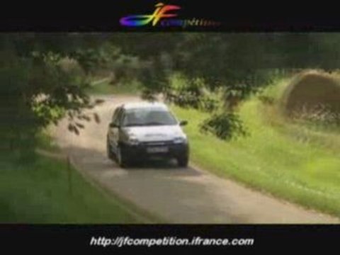rallye de la tomate 2008(sortie de route clio rs)