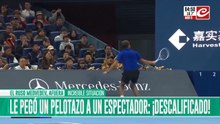 Terrible agresión a un espectador: le pegó un pelotazo en la cara y quedó descalificado