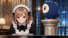 「おかえりなさいませ、ご主人様！」…声が裏返るメイドの、おかえりの練習【オリジナルアニメ】#電脳フレンズ