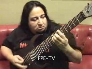 8 strings Guitar by Dino Cazares on FPE-TV