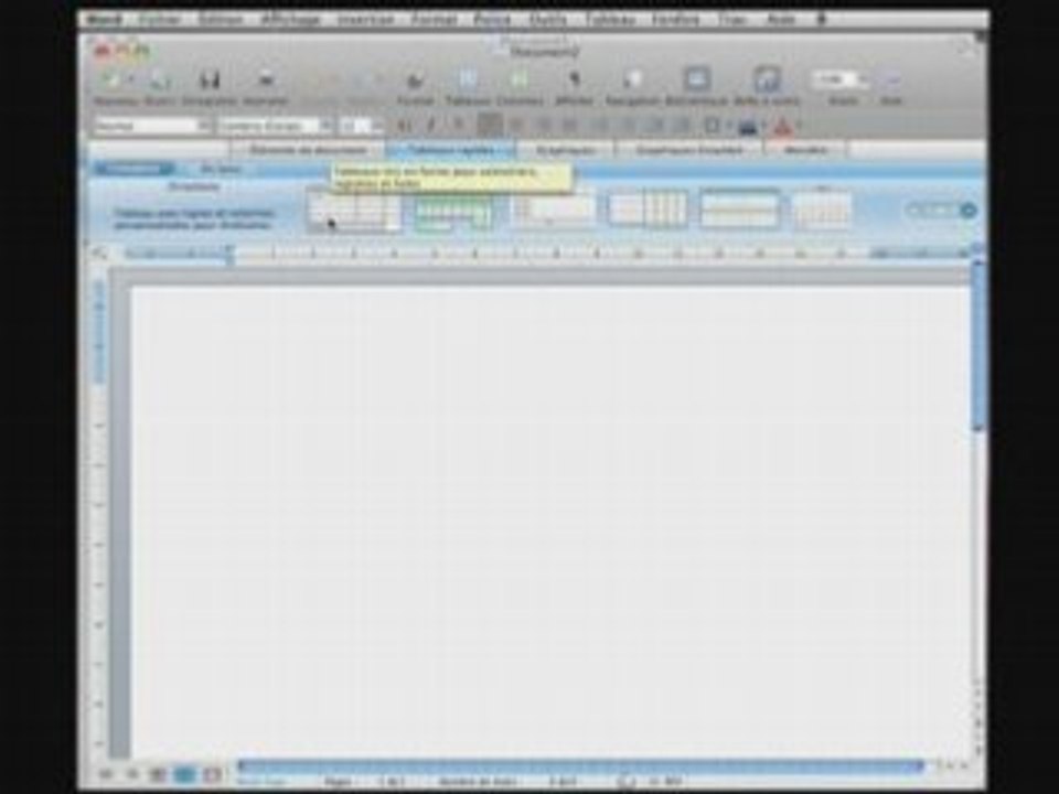 Word2008 Elements de document
